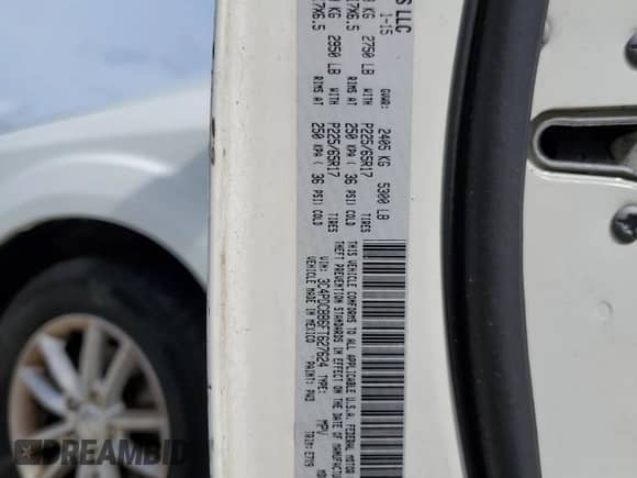 2015 Dodge Journey SXT with VIN 3C4PDCBB6FT627624, listed as a Copart auction lot 71982165 with 176,109 mi miles and Salvage title. Bid and sale history available at DreamBid. Image 13.
