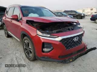 2019 Hyundai Santa Fe Ultimate with VIN 5NMS5CAA6KH132654, listed as a Copart auction lot 59274282 with 78,216 mi miles and . Bid and sale history available at DreamBid. Image 1.