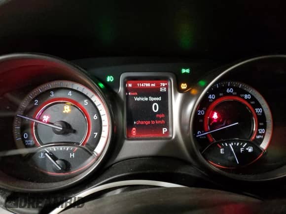 2017 Dodge Journey Crossroad Plus with VIN 3C4PDCGG3HT625482, listed as a Copart auction lot 80756885 with 114,786 mi miles and Salvage title. Bid and sale history available at DreamBid. Image 9.