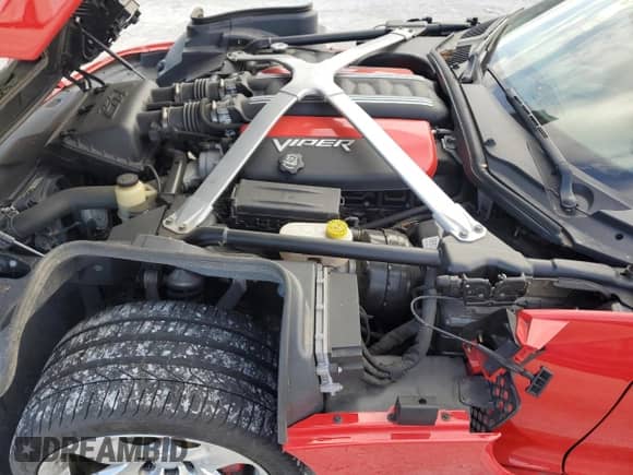 2015 Dodge Viper GTS with VIN 1C3ADEBZ3FV510022, listed as a Copart auction lot 80824604 with 29,083 mi miles and Salvage title. Bid and sale history available at DreamBid. Image 11.