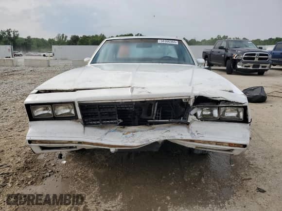 1981 Chevrolet Monte Carlo with VIN 1G1AZ37K8BK488147, listed as a Copart auction lot 58366365 with 125,966 mi miles and Salvage title. Bid and sale history available at DreamBid. Image 5.