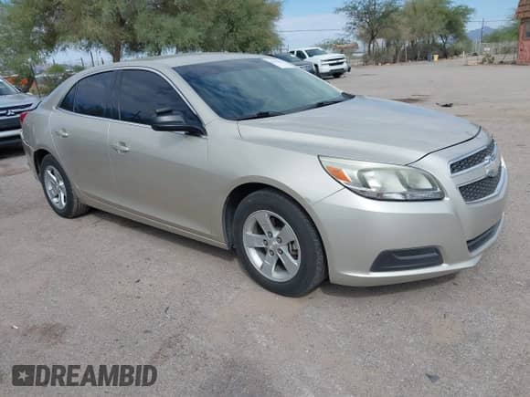 2013 Chevrolet Malibu LS with VIN 1G11B5SA5DF354044, listed as a IAAI auction lot 43401663 with 73,873 mi miles and . Bid and sale history available at DreamBid. Image 1.