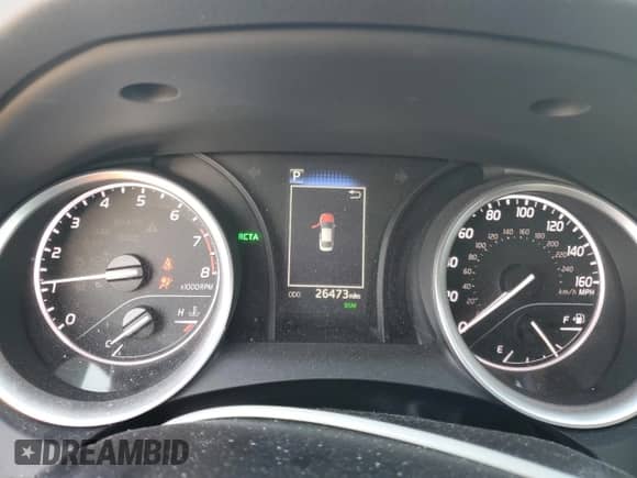 2023 Toyota Camry LE with VIN 4T1R11AK7PU084875, listed as a Copart auction lot 55857395 with 26,473 mi miles and Salvage title. Bid and sale history available at DreamBid. Image 9.