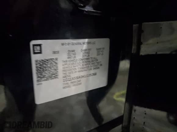 2019 Chevrolet Impala LS с VIN 1G11X5SA0KU105368, выставлен на аукционе Copart как лот 80568034 с пробегом 87 831 миль миль и Списание • Salvage title. История ставок и продаж доступна на DreamBid. Изображение 14.