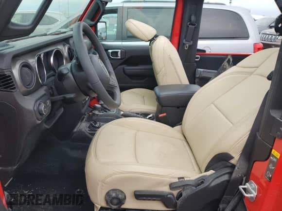 2023 Jeep Wrangler Sport with VIN 1C4GJXAN3PW670809, listed as a Copart auction lot 74039924 with Not provided miles and Salvage title. Bid and sale history available at DreamBid. Image 7.