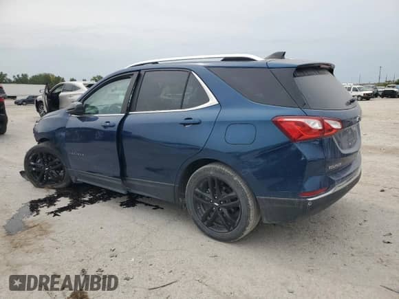 2021 Chevrolet Equinox LT with VIN 3GNAXUEVXML386633, listed as a Copart auction lot 72051725 with 26,877 mi miles and Salvage title. Bid and sale history available at DreamBid. Image 2.