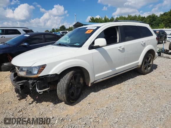 2018 Dodge Journey Crossroad with VIN 3C4PDCGG6JT408935, listed as a Copart auction lot 65633505 with 156,094 mi miles and Salvage title. Bid and sale history available at DreamBid. Image 1.