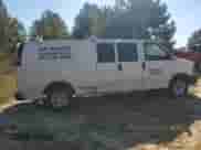 2015 Chevrolet Express Cargo with VIN 1GCWGGCF7F1286690, listed as a Copart auction lot 76861184 with 189,725 mi miles and Salvage title. Bid and sale history available at DreamBid. Image 3.