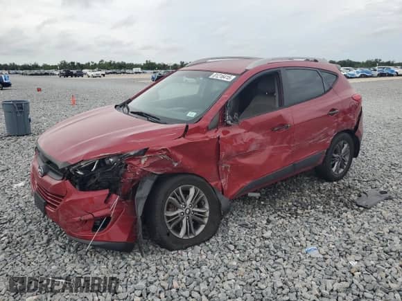 2015 Hyundai Tucson SE z VIN KM8JUCAG1FU077155, wystawiony jako Copart lot #81216415 z przebiegiem 101 118 mil mil oraz Szkoda całkowita • Salvage title. Historia ofert i sprzedaży dostępna na DreamBid. Obrazek 1.
