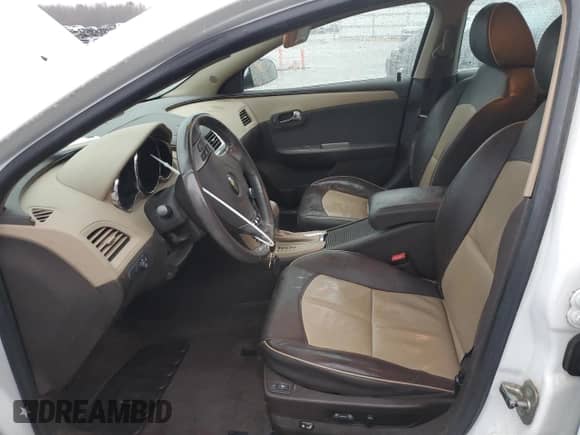 2012 Chevrolet Malibu LTZ 1LZ with VIN 1G1ZE5E09CF178322, listed as a Copart auction lot 44917485 with 62,039 mi miles and Salvage title. Bid and sale history available at DreamBid. Image 7.