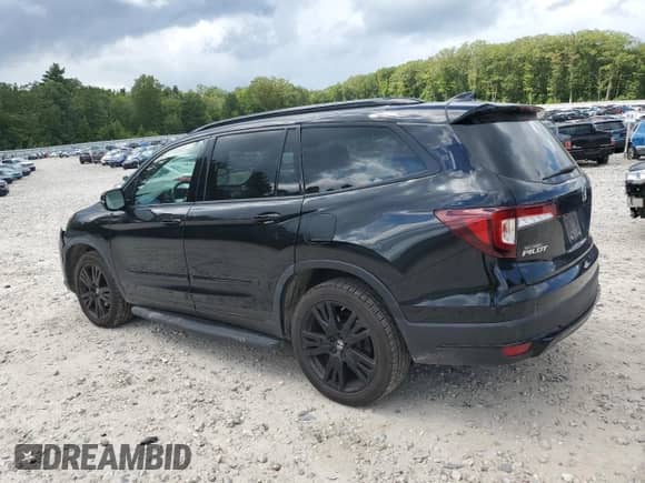 2021 Honda Pilot Black Edition with VIN 5FNYF6H75MB043522, listed as a Copart auction lot 70170255 with 111,877 mi miles and Salvage title. Bid and sale history available at DreamBid. Image 2.