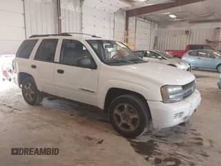2002 Chevrolet TrailBlazer LS с VIN 1GNDT13S722321754, выставлен на аукционе IAAI как лот 42576905 с пробегом 249 266 миль миль и . История ставок и продаж доступна на DreamBid. Изображение 1.