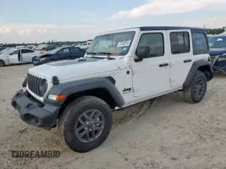 2025 Jeep Wrangler Sport S with VIN 1C4PJXDN4SW540350, listed as a Copart auction lot 81262915 with 1,309 mi miles and Salvage title. Bid and sale history available at DreamBid. Image 1.