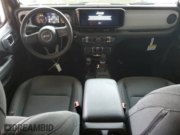 2025 Jeep Wrangler Sport S with VIN 1C4PJXDN2SW521926, listed as a Copart auction lot 65006895 with 341 mi miles and Salvage title. Bid and sale history available at DreamBid. Image 8.