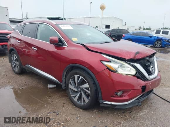 2018 Nissan Murano SV with VIN 5N1AZ2MG4JN183674, listed as a IAAI auction lot 42650856 with 117,978 mi miles and . Bid and sale history available at DreamBid. Image 1.