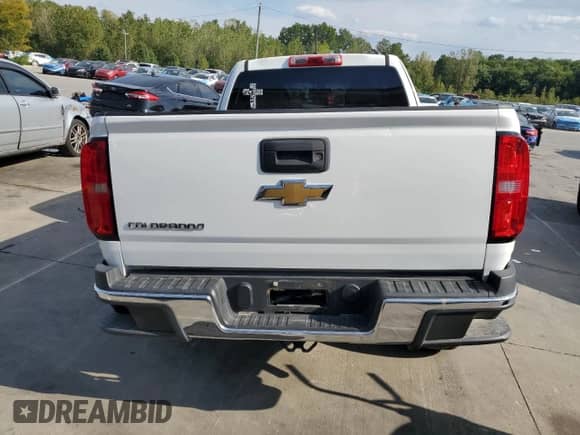 2020 Chevrolet Colorado 2WD Work Truck with VIN 1GCHSBEA1L1180064, listed as a Copart auction lot 80999645 with 95,640 mi miles and Salvage title. Bid and sale history available at DreamBid. Image 6.
