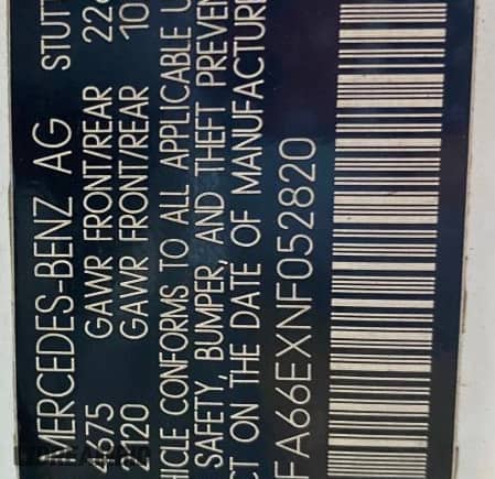 1992 Mercedes-Benz 500 z VIN WDBFA66EXNF052820, wystawiony jako Copart lot #51415935 z przebiegiem 113 571 mil mil oraz Czysty tytuł • Clean title. Historia ofert i sprzedaży dostępna na DreamBid. Obrazek 10.