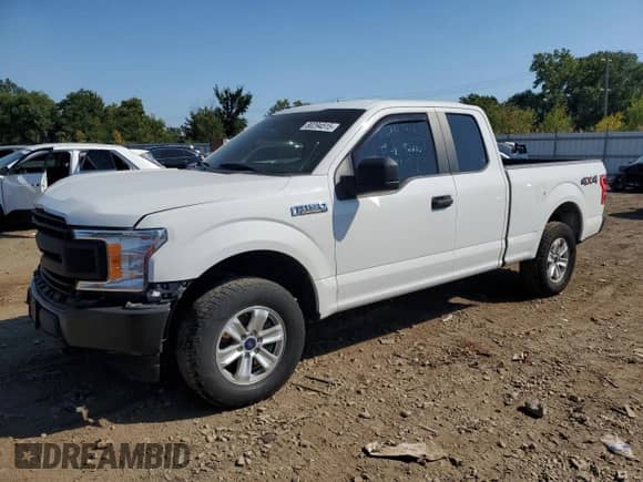 2019 Ford F-150 XL z VIN 1FTEX1EB1KFB34579, wystawiony jako Copart lot #80294515 z przebiegiem 111 567 mil mil oraz Szkoda całkowita • Salvage title. Historia ofert i sprzedaży dostępna na DreamBid. Obrazek 1.