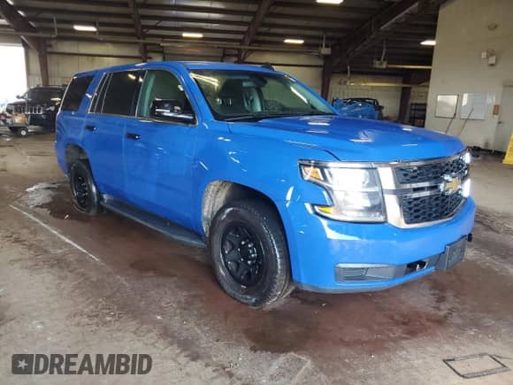 2018 Chevrolet Tahoe Commercial z VIN 1GNSKDEC1JR323393, wystawiony jako Copart lot #83982575 z przebiegiem 119 413 mil mil oraz Czysty tytuł • Clean title. Historia ofert i sprzedaży dostępna na DreamBid. Obrazek 4.
