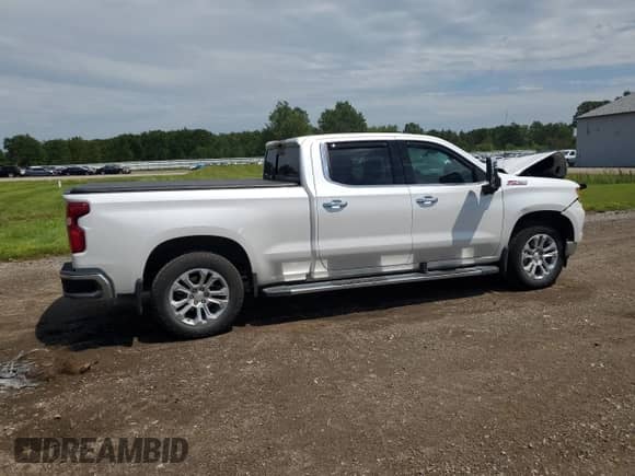 2024 Chevrolet Silverado 1500 LTZ с VIN 1GCUDGED1RZ143784, выставлен на аукционе Copart как лот 63122955 с пробегом 22 212 миль миль и Списание • Salvage title. История ставок и продаж доступна на DreamBid. Изображение 3.