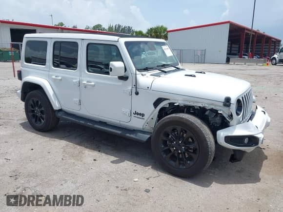 2021 Jeep Wrangler Unlimited Sahara Altitude с VIN 1C4HJXEM4MW701812, выставлен на аукционе IAAI как лот 42614468 с пробегом 84 871 миль миль и . История ставок и продаж доступна на DreamBid. Изображение 1.