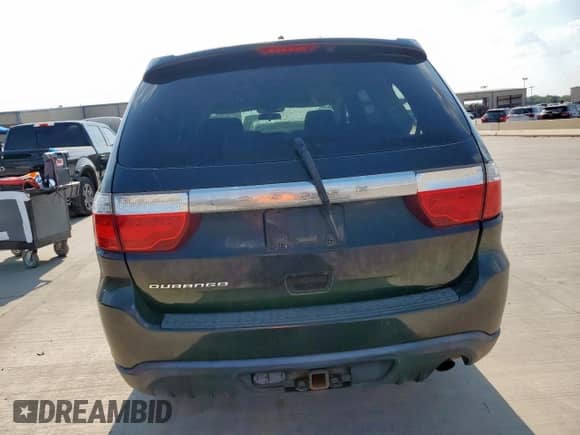 2011 Dodge Durango Express with VIN 1D4RD2GG4BC653476, listed as a Copart auction lot 80706835 with 166,901 mi miles and Salvage title. Bid and sale history available at DreamBid. Image 6.