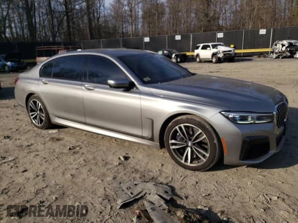 2020 BMW 7 Series with VIN WBA7W4C07LCD18314, listed as a Copart auction lot 43724774 with 25,873 mi miles and . Bid and sale history available at DreamBid. Image 4.