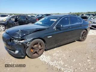 2012 BMW 5 Series 535i with VIN WBAFR7C5XCC812678, listed as a Copart auction lot 90850115 with 120,076 mi miles and Salvage title. Bid and sale history available at DreamBid. Image 1.