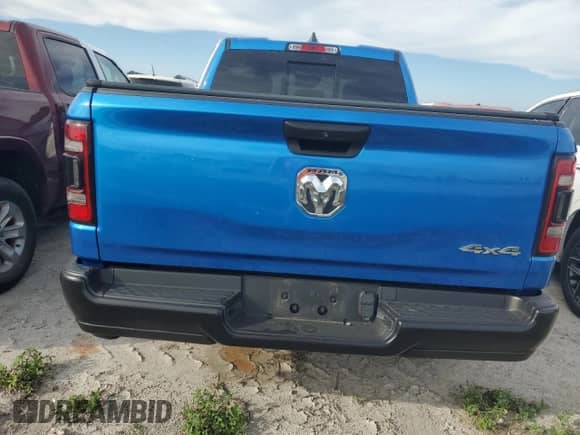 2023 Ram 1500 Tradesman z VIN 1C6RRFCG6PN600616, wystawiony jako Copart lot #75331334 z przebiegiem Nie podano mil oraz Szkoda całkowita • Salvage title. Historia ofert i sprzedaży dostępna na DreamBid. Obrazek 6.