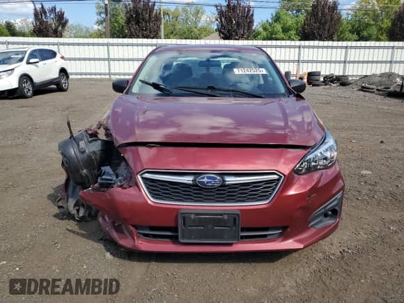 2017 Subaru Impreza with VIN 4S3GKAA68H3620722, listed as a Copart auction lot 71242525 with 138,935 mi miles and Salvage title. Bid and sale history available at DreamBid. Image 5.
