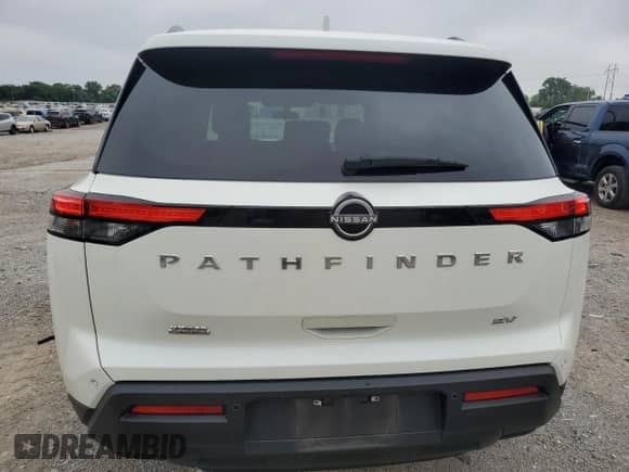 2024 Nissan Pathfinder SV with VIN 5N1DR3BA9RC202342, listed as a Copart auction lot 59607885 with 16,277 mi miles and Salvage title. Bid and sale history available at DreamBid. Image 6.