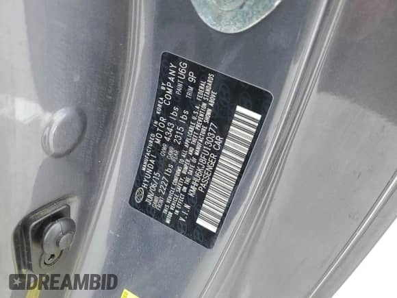 2015 Hyundai Genesis Coupe Ultimate with VIN KMHHU6KJ8FU130377, listed as a Copart auction lot 44137185 with 88,296 mi miles and Salvage title. Bid and sale history available at DreamBid. Image 15.