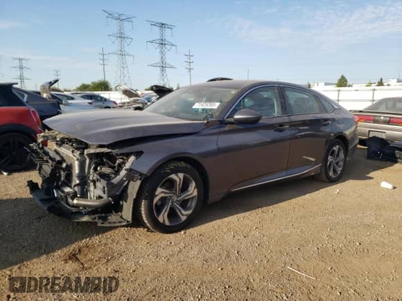 2020 Honda Accord EX-L with VIN 1HGCV1F52LA026686, listed as a Copart auction lot 71925265 with 69,960 mi miles and Salvage title. Bid and sale history available at DreamBid. Image 1.