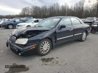 2004 Hyundai XG с VIN KMHFU45E44A320413, выставлен на аукционе Copart как лот 46845115 с пробегом 160 362 миль миль и Списание • Salvage title. История ставок и продаж доступна на DreamBid. Изображение 1.