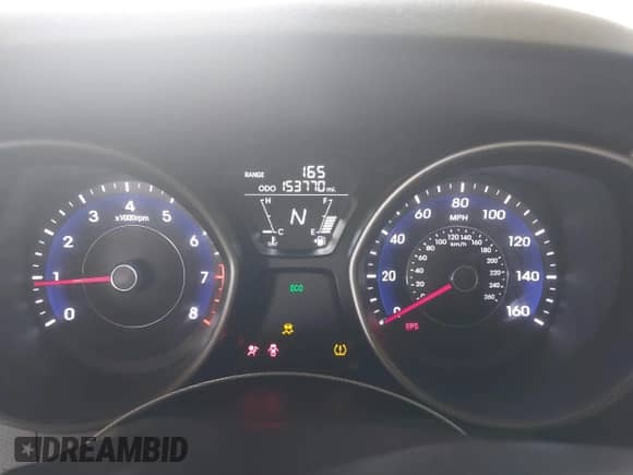 2013 Hyundai Elantra GLS with VIN 5NPDH4AE9DH194788, listed as a IAAI auction lot 43248945 with 153,770 mi miles and . Bid and sale history available at DreamBid. Image 7.