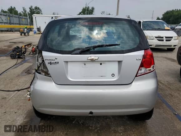 2008 Chevrolet Aveo LS с VIN KL1TD66618B035394, выставлен на аукционе Copart как лот 67434515 с пробегом Не указан миль и Списание • Salvage title. История ставок и продаж доступна на DreamBid. Изображение 6.