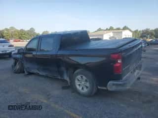 2024 Chevrolet Silverado 1500 LT with VIN 1GCPACED1RZ256603, listed as a Copart auction lot 71741975 with 60,696 mi miles and Salvage title. Bid and sale history available at DreamBid. Image 2.