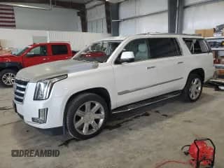 2020 Cadillac Escalade ESV Premium Luxury z VIN 1GYS4JKJ2LR281124, wystawiony jako Copart lot #64806895 z przebiegiem 91 100 mil mil oraz Szkoda całkowita • Salvage title. Historia ofert i sprzedaży dostępna na DreamBid. Obrazek 1.
