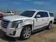 2017 Cadillac Escalade ESV Luxury with VIN 1GYS4HKJ3HR324515, listed as a IAAI auction lot 42834361 with 201,140 mi miles and . Bid and sale history available at DreamBid. Image 2.