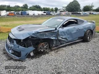 2024 Ford Mustang Dark Horse with VIN 1FA6P8R03R5503762, listed as a Copart auction lot 67260405 with 12,439 mi miles and Salvage title. Bid and sale history available at DreamBid. Image 1.