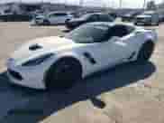 2017 Chevrolet Corvette Grand Sport 1LT z VIN 1G1YW2D78H5112055, wystawiony jako Copart lot #70064994 z przebiegiem 36 739 mil mil oraz Szkoda całkowita • Salvage title. Historia ofert i sprzedaży dostępna na DreamBid. Obrazek 1.