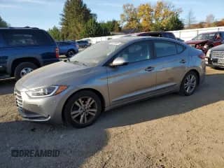 2017 Hyundai Elantra Limited with VIN KMHD84LF0HU410301, listed as a Copart auction lot 89528605 with 161,023 mi miles and Salvage title. Bid and sale history available at DreamBid. Image 1.