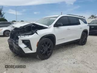 2025 Chevrolet Traverse FWD RS with VIN 1GNERLRS8SJ220265, listed as a Copart auction lot 64071275 with 2,139 mi miles and Salvage title. Bid and sale history available at DreamBid. Image 1.