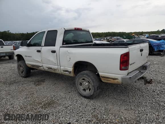 2005 Dodge 2500 SLT with VIN 3D7KS28C95G789318, listed as a Copart auction lot 83889935 with 181,870 mi miles and Salvage title. Bid and sale history available at DreamBid. Image 2.