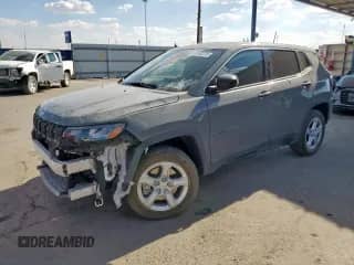 2023 Jeep Compass Sport with VIN 3C4NJDAN4PT538492, listed as a Copart auction lot 69793275 with 5,821 mi miles and Salvage title. Bid and sale history available at DreamBid. Image 1.