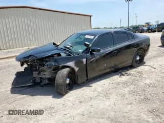 2019 Dodge Charger Police z VIN 2C3CDXAG0KH538660, wystawiony jako Copart lot #64783655 z przebiegiem 107 074 mil mil oraz Szkoda całkowita • Salvage title. Historia ofert i sprzedaży dostępna na DreamBid. Obrazek 1.