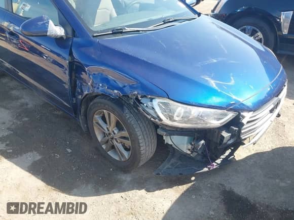 2018 Hyundai Elantra SEL with VIN 5NPD84LF3JH356397, listed as a IAAI auction lot 43182734 with 121,179 mi miles and . Bid and sale history available at DreamBid. Image 6.