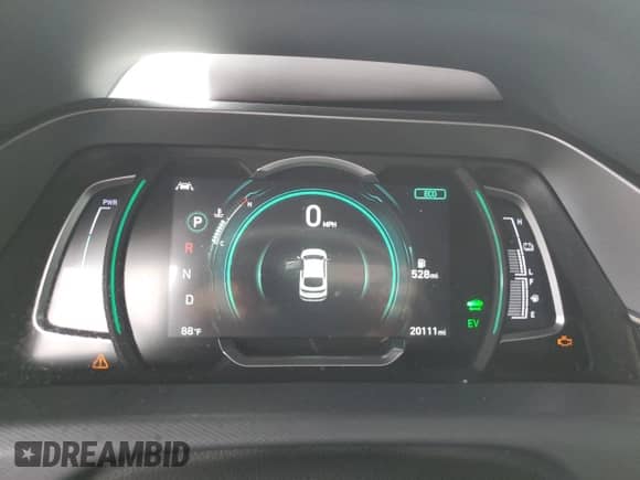 2021 Hyundai Ioniq Limited with VIN KMHC05LC9MU255188, listed as a Copart auction lot 65061035 with 20,111 mi miles and Salvage title. Bid and sale history available at DreamBid. Image 9.