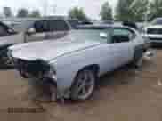 1972 Chevrolet Chevelle with VIN 1D37H2R544022, listed as a Copart auction lot 54193354 with Not provided miles and Salvage title. Bid and sale history available at DreamBid. Image 1.