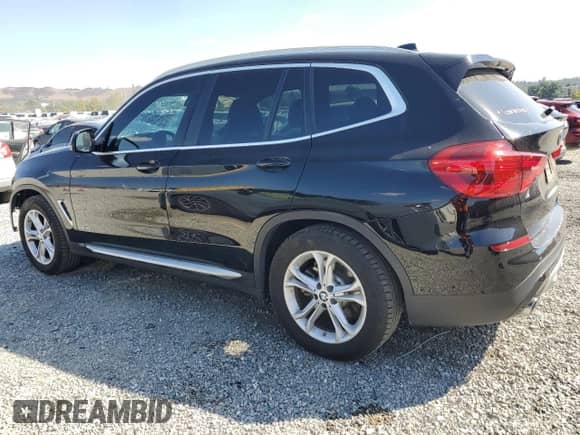 2018 BMW X3 xDrive30i with VIN 5UXTR9C51JLC77840, listed as a Copart auction lot 81696885 with 62,174 mi miles and Salvage title. Bid and sale history available at DreamBid. Image 2.